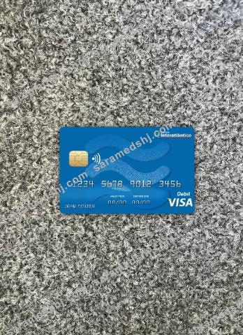 Cabo Verde Banco Inter-Atlântico bank visa card photolook front